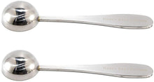 Load image into Gallery viewer, Teaspoon 5 ml Set of 2: Polished Stainless Steel