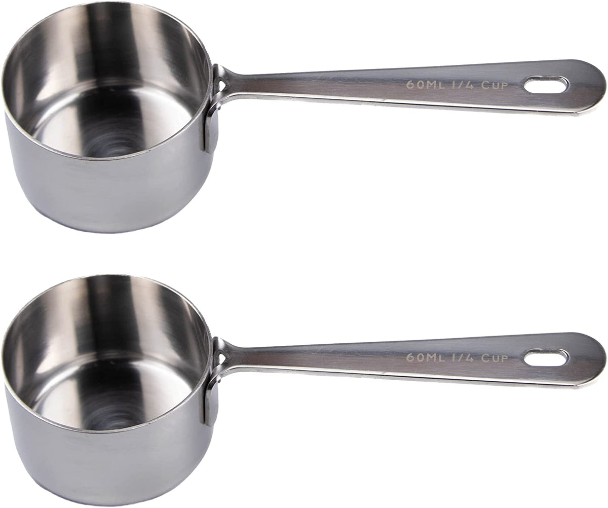 1/2 1/4 Forged Stainless Steel and Copper Scoop, Measuring Scoop